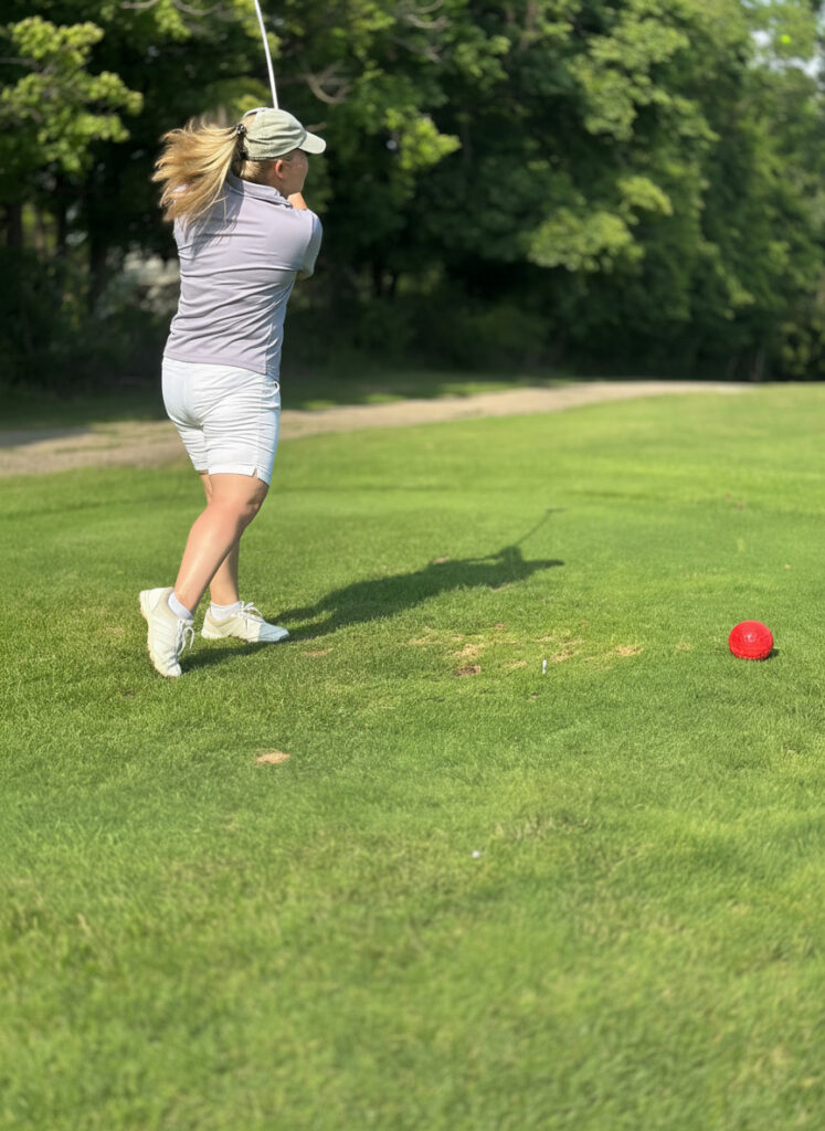 No idea how this shot turned out. The ponytail swish, however, is perfect.