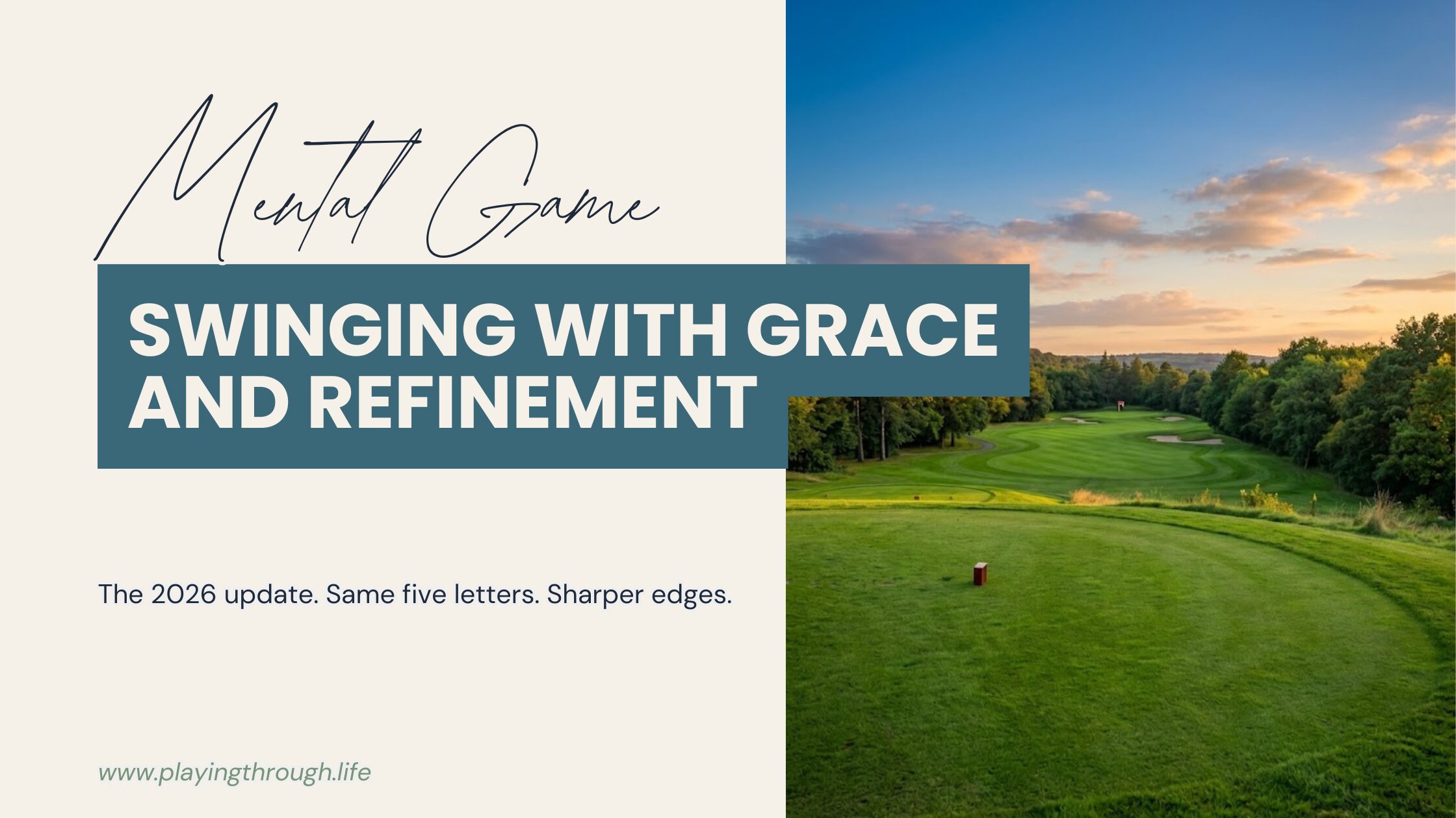 Swinging with GRACE — And Refinement